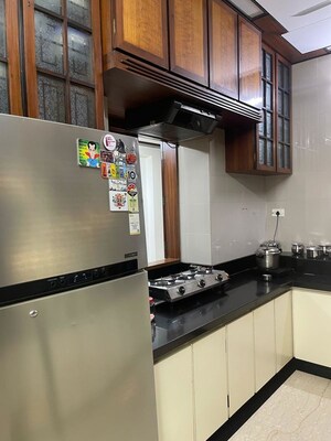 Kitchen in 1 BHK Apartment at Ajmera Bhakti Park, Bhakti Park – for Rent