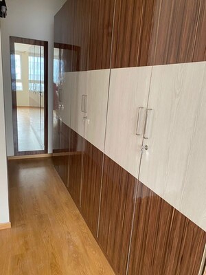 Kitchen in 2.5 BHK Apartment at Mantri Lithos, Thanisandra – for Rent