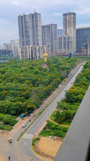 Balcony in 2.5 BHK Apartment at Aparna Zenon, Puppalaguda – for Rent