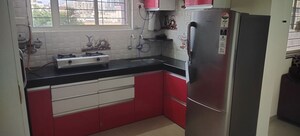 Kitchen in 2 BHK Apartment at Nisarg Renuka Akruti, Wakad – for Rent