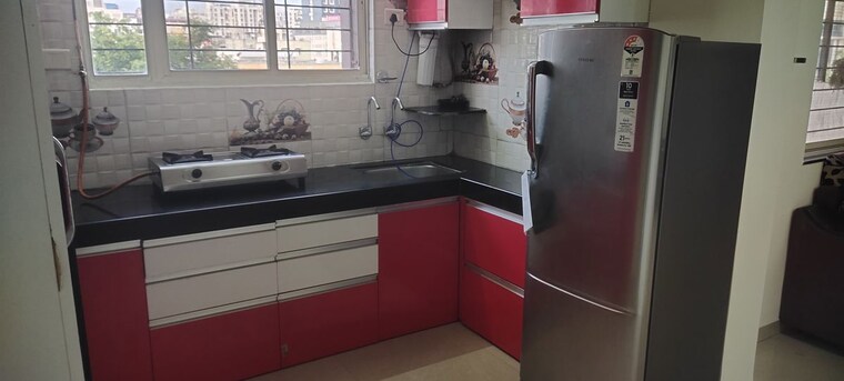 Kitchen, nisarg-renuka-akruti 2 Bedroom 900 Sq.Ft. Apartment In Wakad Pune 10590231