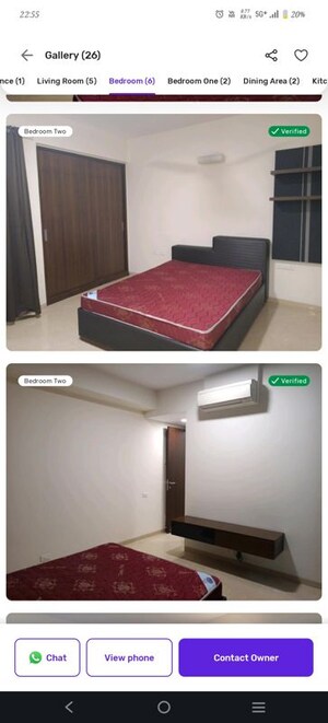 Bedroom in 3 BHK Apartment at The Legend Somajiguda I, Somajiguda – for Rent