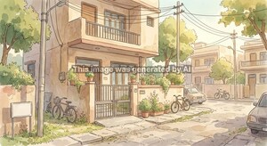  Builder Floor – Exterior View View at Khanpur - for Sale