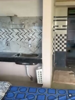 Kitchen in 1 RK Builder Floor at Gangapada – for Rent