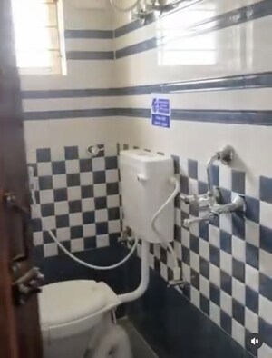 Bathroom in 1 RK Builder Floor at Gangapada – for Rent