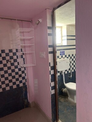 Bathroom in 1 RK Builder Floor at Gangapada – for Rent