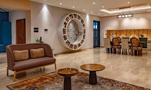 Living Room in 4 BHK Apartment at Marvel Diva 2, Magarpatta City – for Sale