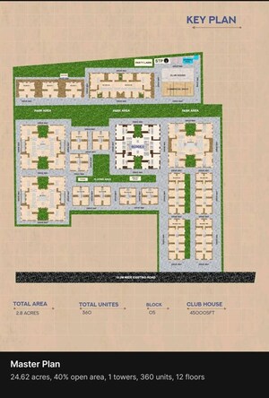 Master Plan in 3 BHK Apartment at Chanda Nagar – for Sale