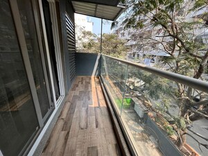 Balcony in 2 BHK Apartment at LMS Finswell Woods, Viman Nagar – for Rent