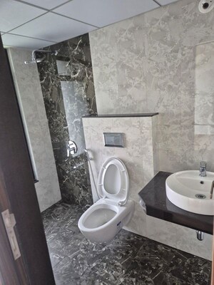 Bathroom in 2 BHK Apartment at Duville Riverdale Grove, Kharadi – for Rent