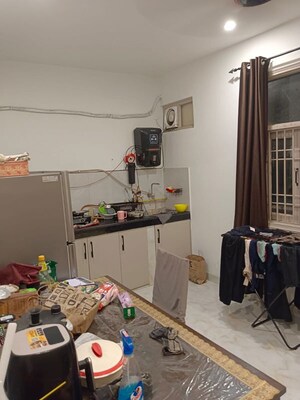 Living Room in 1 BHK Builder Floor at Amar Colony – for Rent