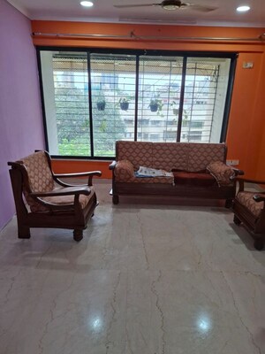 Living Room in 2 BHK Apartment at Om Sai CHS Mahim, Mahim – for Rent