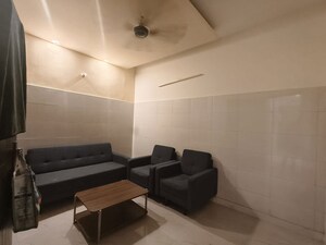 Living Room in 1 BHK Apartment at Freedom Fighters Enclave – for Rent