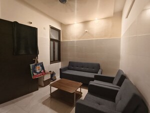 Living Room in 1 BHK Apartment at Freedom Fighters Enclave – for Rent