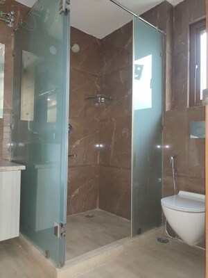 Bathroom in 3 BHK Builder Floor at Saket – for Rent