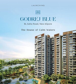 4 BHK Apartment – Exterior View View at Godrej Blue, B L Saha Road - for Sale