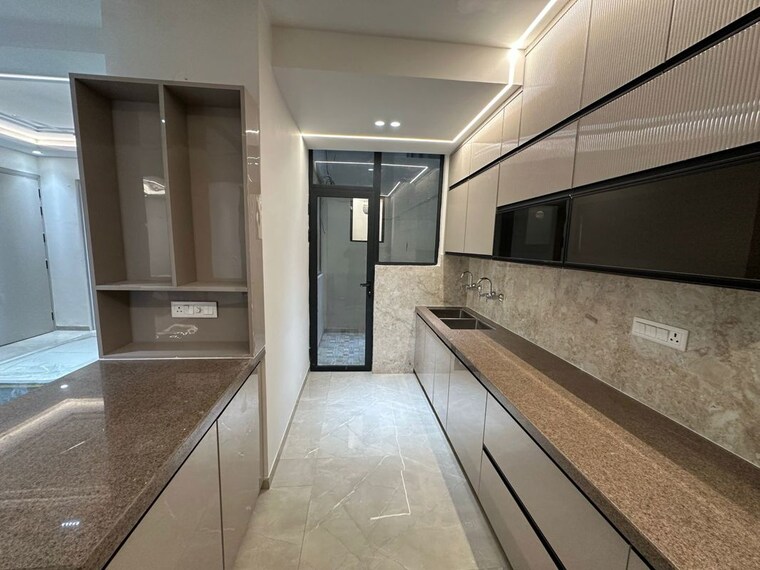 Kitchen, crd-golden-castle 3 Bedroom 1800 Sq.Ft. Apartment In Patiala Road Zirakpur 10590543