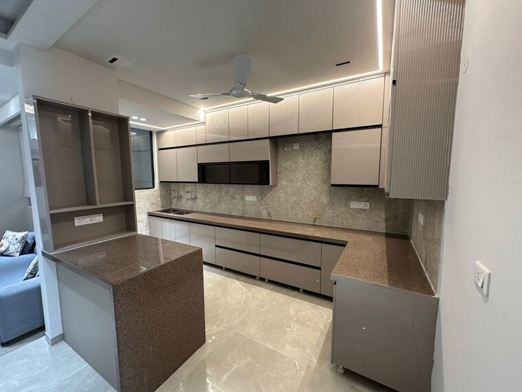 Kitchen, crd-golden-castle 3 Bedroom 1800 Sq.Ft. Apartment In Patiala Road Zirakpur 10590543