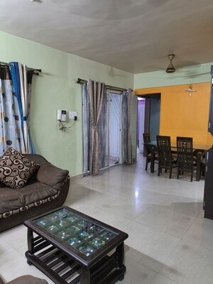 Living Room in 2 BHK Apartment at Manav Silver Skyscapes, Wakad – for Rent