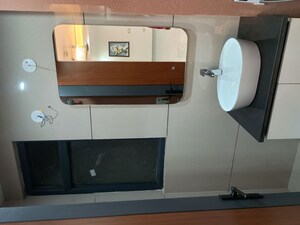 Bathroom in 3 BHK Apartment at JKG Palm Resort, Raj Nagar Extension – for Sale
