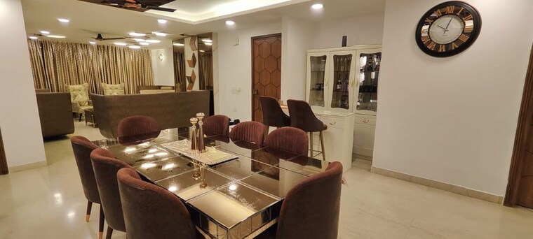 Living Room, ansal-esencia-sovereign-floors 4 Bedroom 300 Sq.Yd. Builder Floor In Sector 67 Gurgaon 10590585