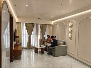 Living Room in 1 BHK Apartment at Antariksh Ace, Bandra East – for Rent