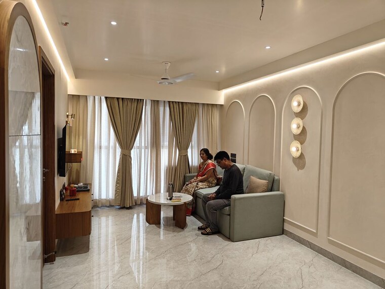 Living Room, antariksh-ace 1 Bedroom 450 Sq.Ft. Apartment In Bandra East Mumbai 10590617