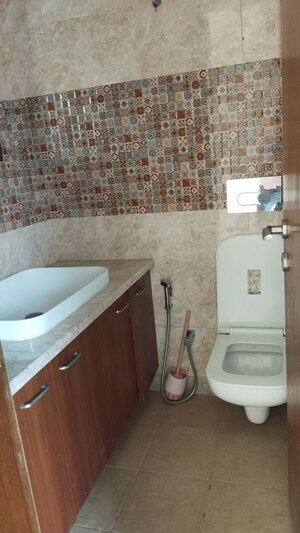 Bathroom in 3 BHK Apartment at Aristo Pearl Residency, Prabhadevi – for Rent