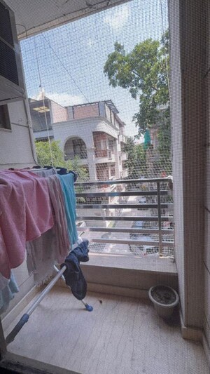 Balcony in 2 BHK Builder Floor at Kalkaji – for Rent