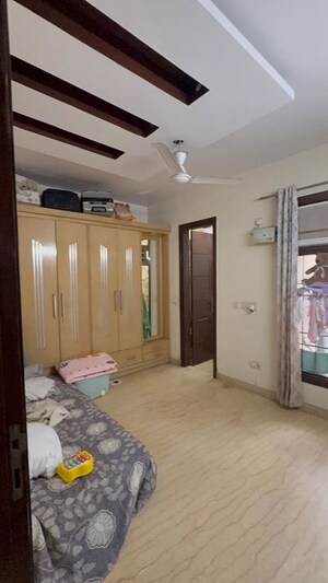 Bedroom in 2 BHK Builder Floor at Kalkaji – for Rent