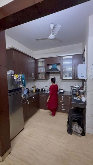 Kitchen in 2 BHK Builder Floor at Kalkaji – for Rent