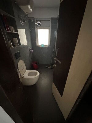 Bathroom in 3 BHK Apartment at Vijay Golden Peak, Khar West – for Rent
