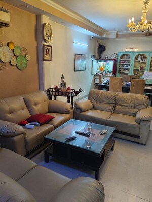 Living Room in 3 BHK Builder Floor at Jangpura – for Rent