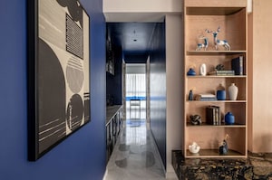 Building Lobby in 3 BHK Apartment at Prescon Midtown Bay, Mahim West – for Sale