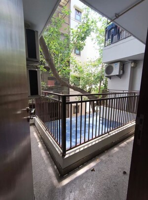 Balcony in 3 BHK Builder Floor at Panchsheel Enclave – for Rent