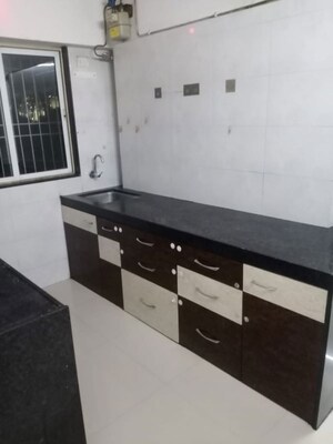 Kitchen in 1 BHK Apartment at Eco Winds, Bhandup West – for Rent