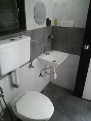 Bathroom in 1 BHK Apartment at Eco Winds, Bhandup West – for Rent