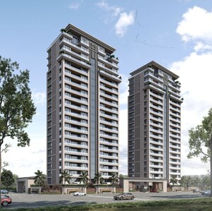 6 BHK Apartment – Exterior View View at Aakash Expressions, Vip Road Vesu - for Sale