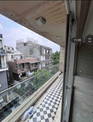 Balcony in 4 BHK Builder Floor at Panchsheel Park – for Rent