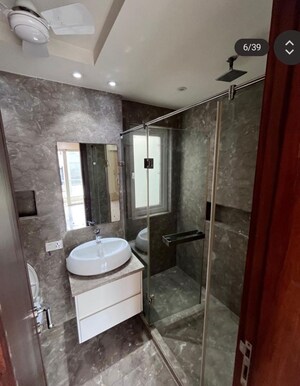 Bathroom in 4 BHK Builder Floor at Panchsheel Park – for Rent