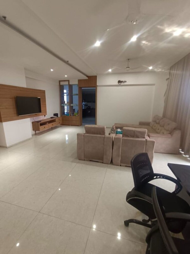 Living Room, pratik-heights 3 Bedroom 1900 Sq.Ft. Apartment In Ghansoli Navi Mumbai 10590902