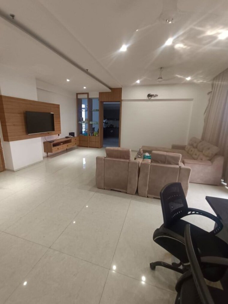 Living Room, pratik-heights 3 Bedroom 1900 Sq.Ft. Apartment In Ghansoli Navi Mumbai 10590902