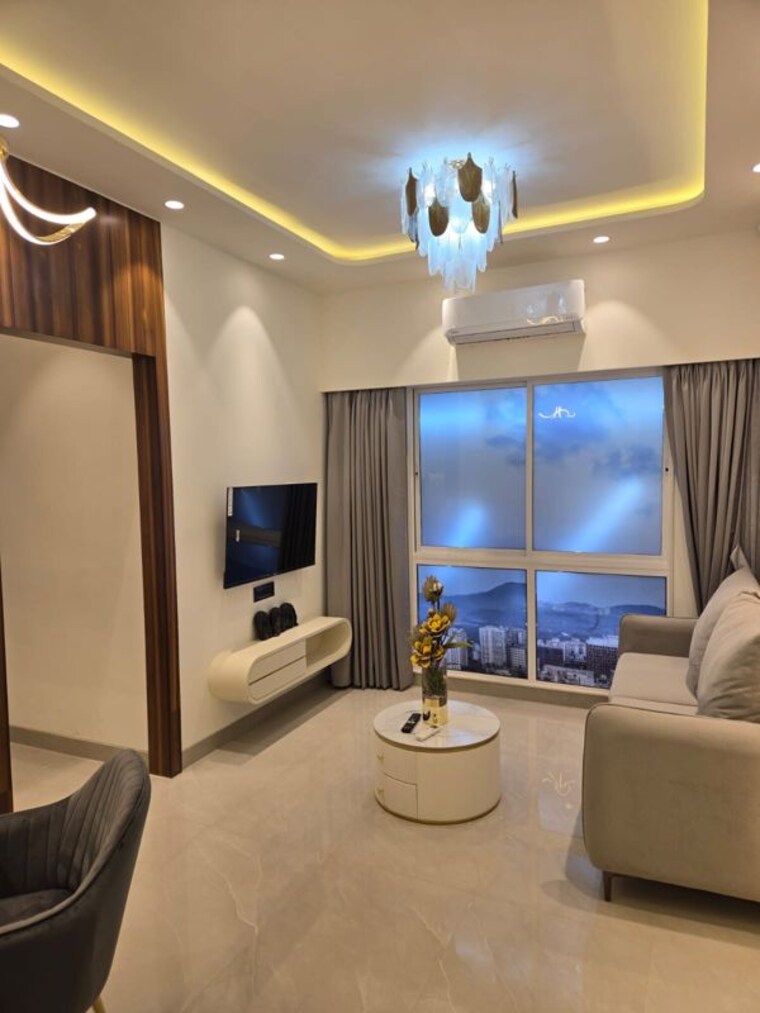 Living Room, transcon-triumph-tower-2 3 Bedroom 858 Sq.Ft. Apartment In Andheri West Mumbai 10578406