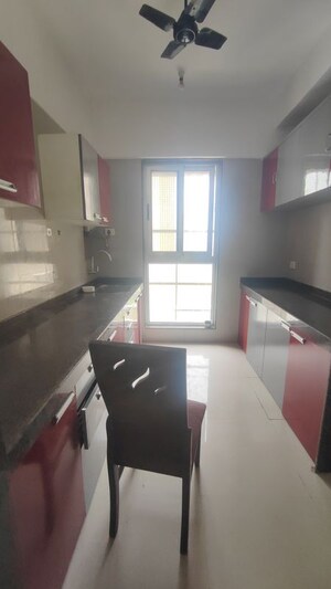 Kitchen in 2 BHK Apartment at Goodwill Unity, Sanpada – for Rent