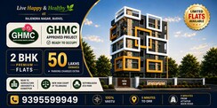 2 BHK + Prayer Room Apartment For Sale in Sri Balaji Residency Budwel