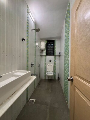 Washroom in 2 BHK Apartment at Bandra West – for Rent