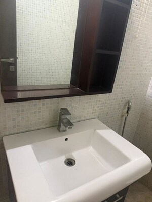 Bathroom in 3 BHK Builder Floor at Sukhdev Vihar – for Rent