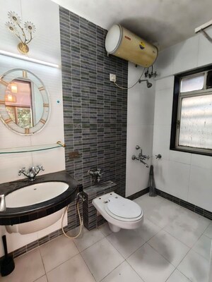 Bathroom in 2 BHK Apartment at Adityavarden Apartment, Chandivali – for Rent
