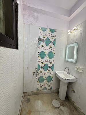 Bathroom in 2 BHK Builder Floor at Indrapuram – for Rent