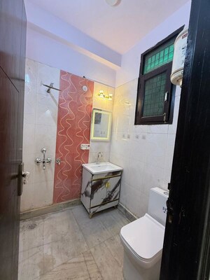 Bathroom in 2 BHK Builder Floor at Indrapuram – for Rent